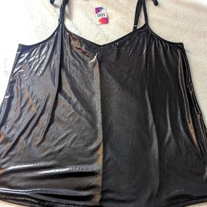 Torrid  Liquid Silver Tank Top Size 2